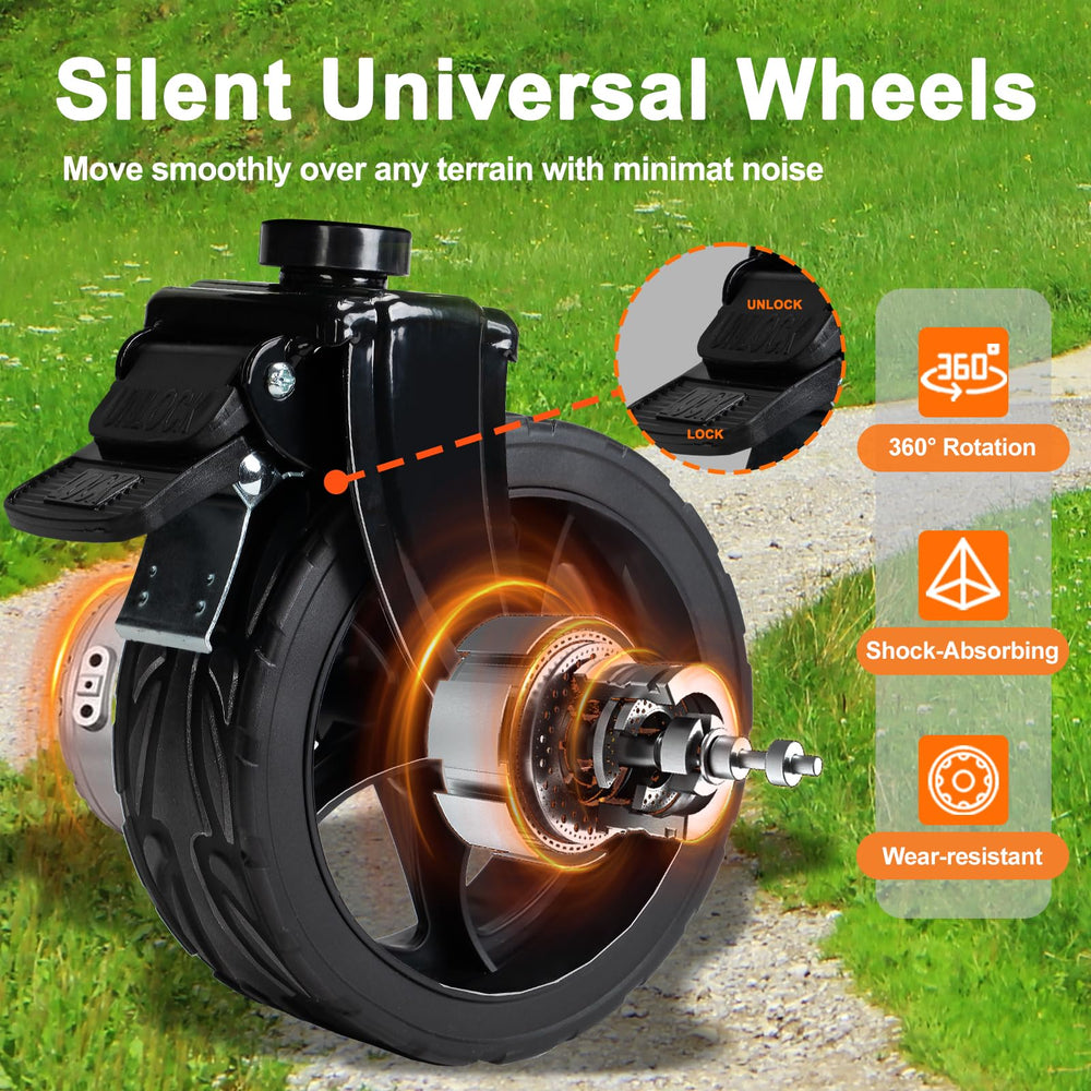 YSIATN carrito plegado compacto para guardar y transportar