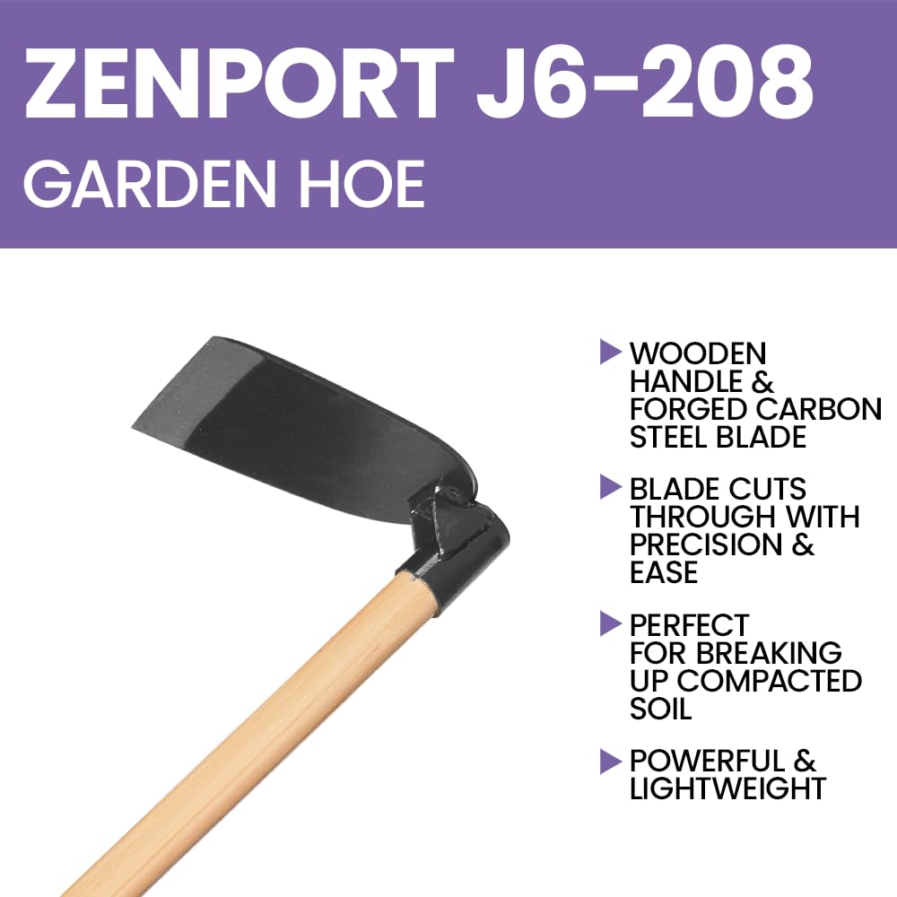 Zenport mango de madera largo mostrando ergonomía y reducción de fatiga