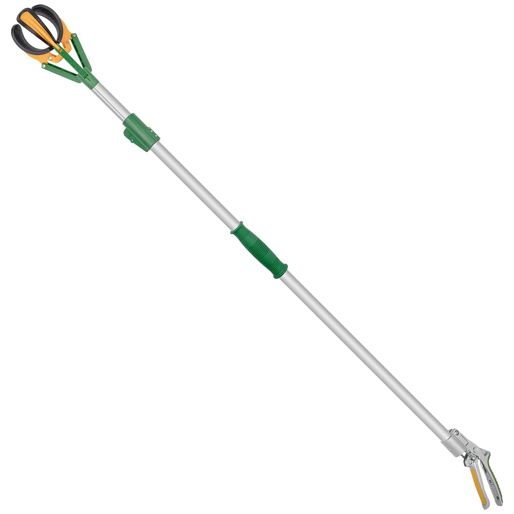 Zenport vista frontal del recogedor mostrando paquete y construcción ligera