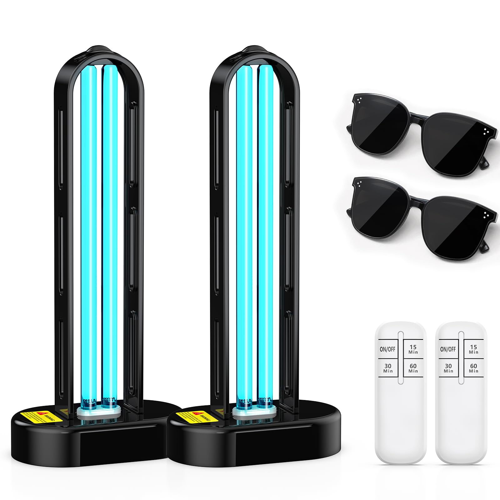 ZETAWALE lámpara UV frontal mostrando diseño compacto y beneficio limpieza
