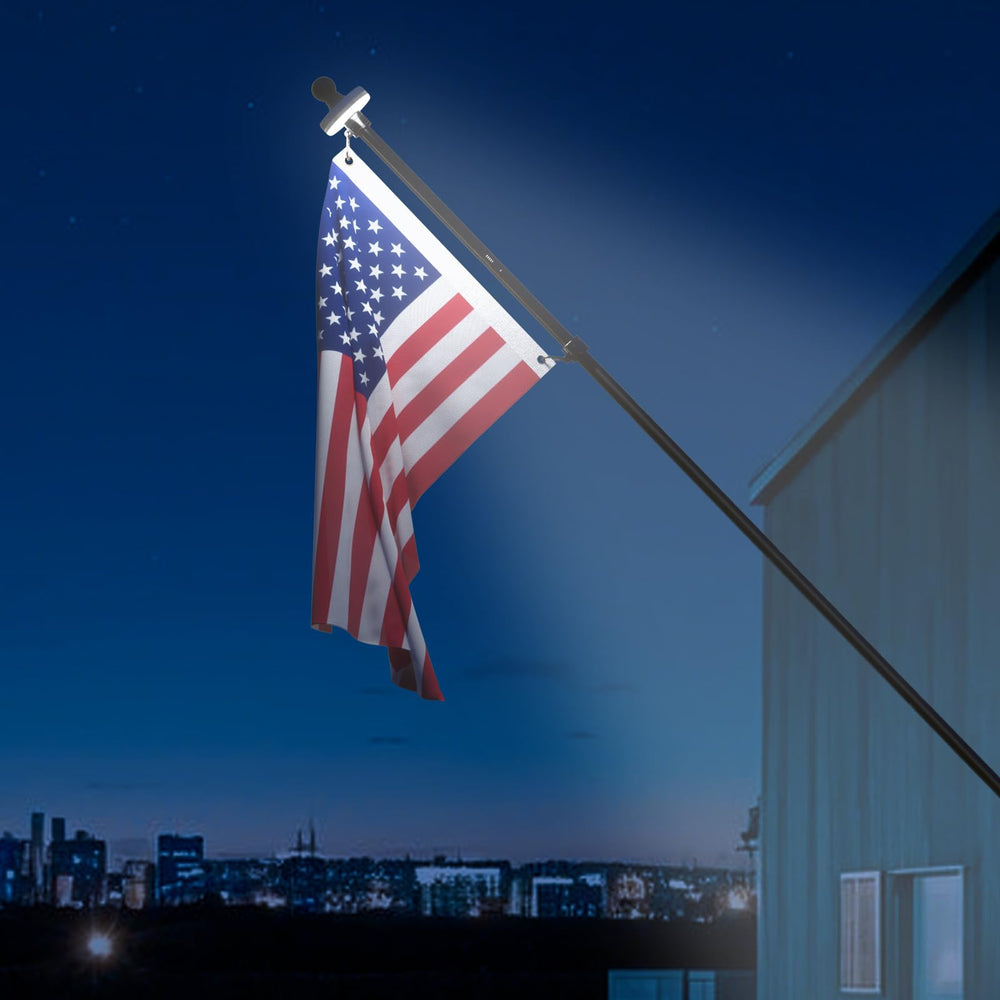 ZMTECH iluminación nocturna de bandera realzando visibilidad exterior