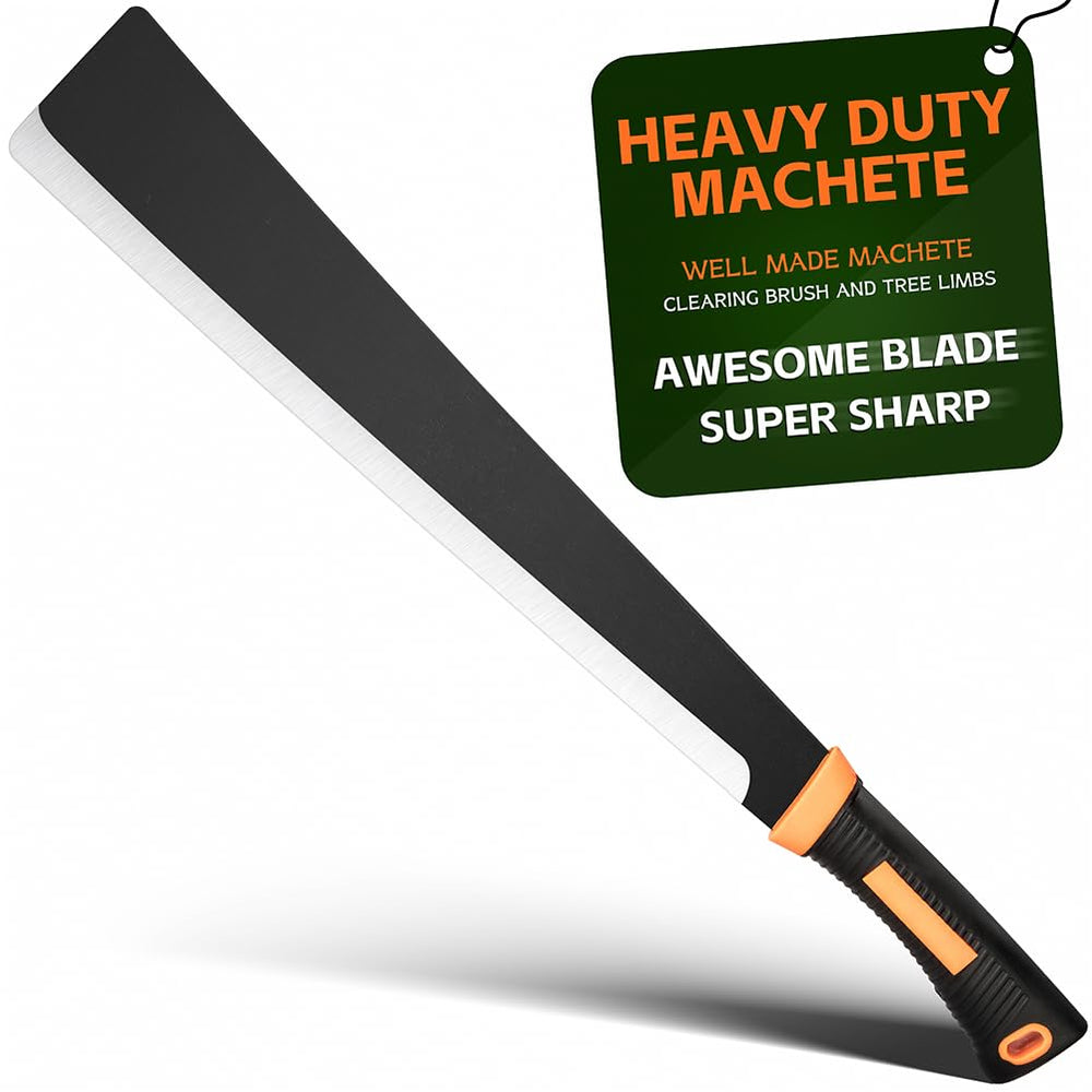 ZOOM.LZ hoz billhook frontal mostrando hoja negra, beneficio: robustez visual